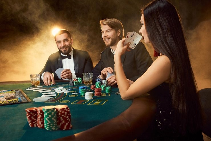 Studio live dealer sanca77 dengan setup multi-kamera untuk permainan blackjack dan roulette